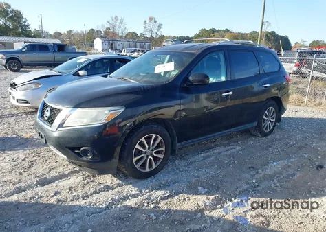 2014 Nissan Pathfinder Sv из США, поврежденный, VIN 5N1AR2MN2EC624816